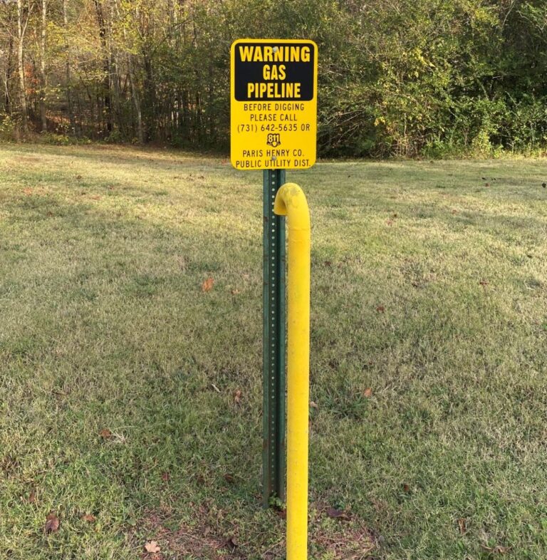 Pipeline Markers Paris Natural Gas